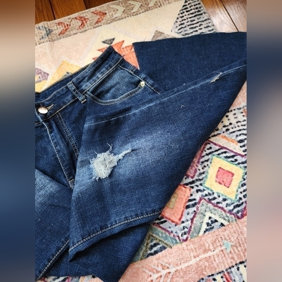 Womens wide leg jean - Picture 4 of 7